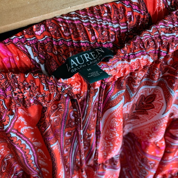 Lauren Ralph Lauren Paisley Skirt Prairie Medium - Picture 3 of 4